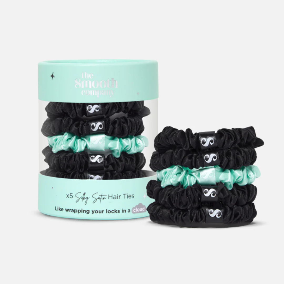 The Smooth Company Silky Satin Hair Ties
