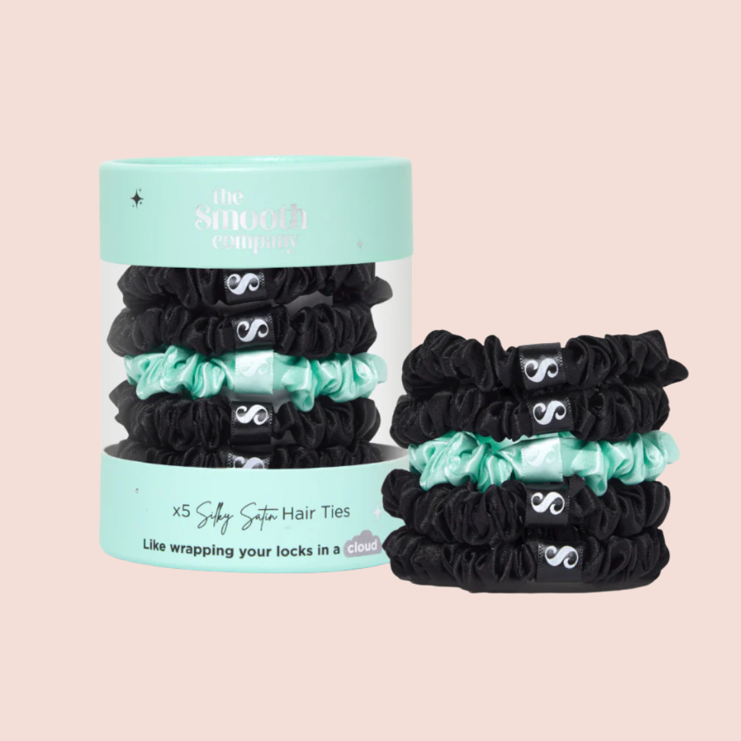 The Smooth Company Silky Satin Hair Ties