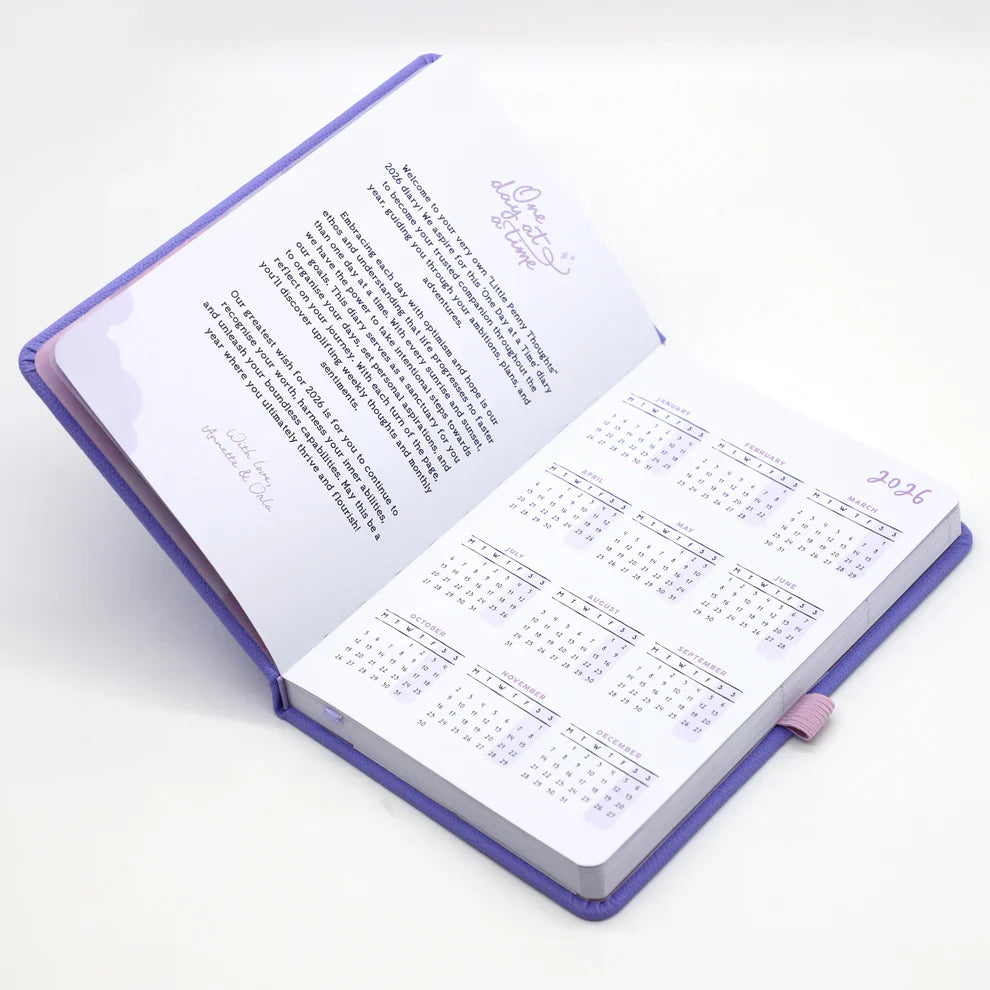 Little Penny Thoughts One Day At A Time 2026 Motivational Diary