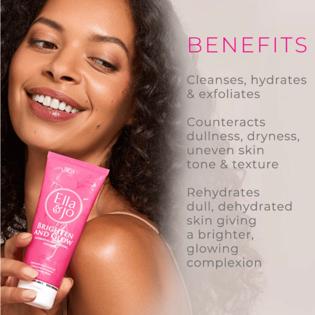 Ella & Jo Brighten & Glow Hydrating Exfoliating Cleanser