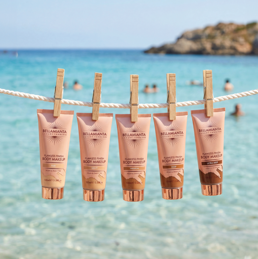 peu à beauté True body makeup Flawless Finish Body Makeup - Bellamianta