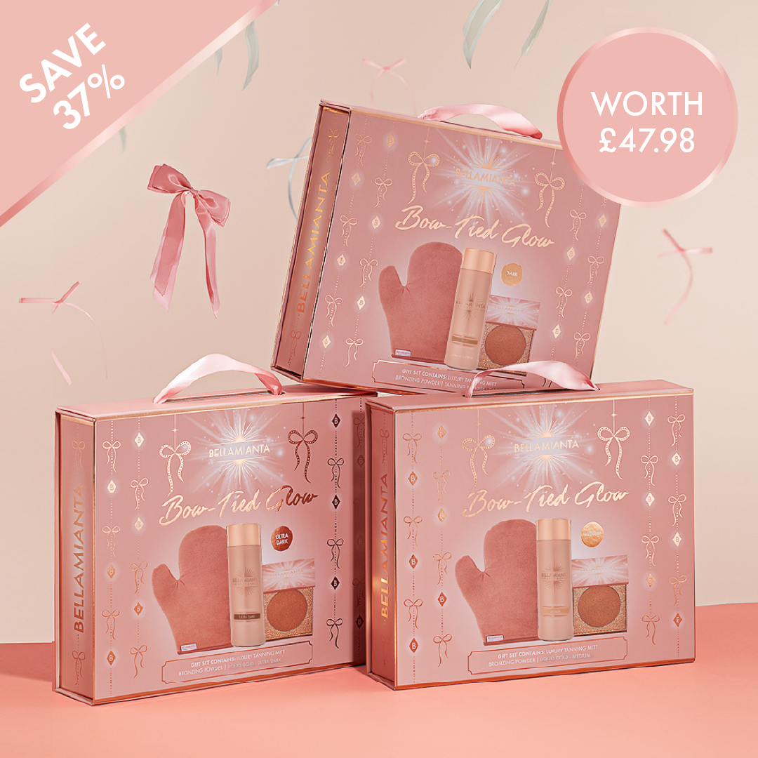 Bellamianta Bow Tied Glow Liquid Gold Self TanningGift Set