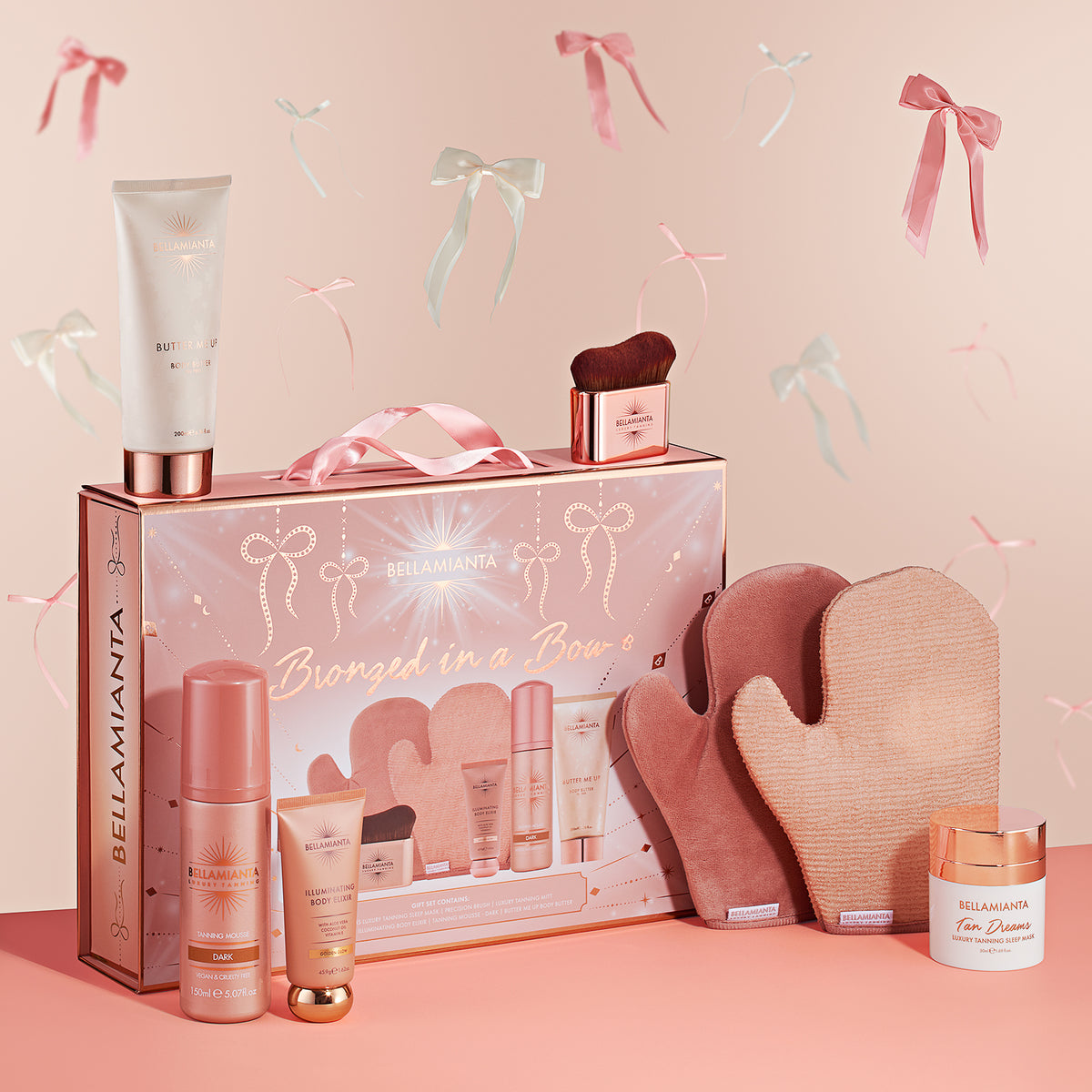 Bronzed In a Bow 7 Piece Tanning Gift Set