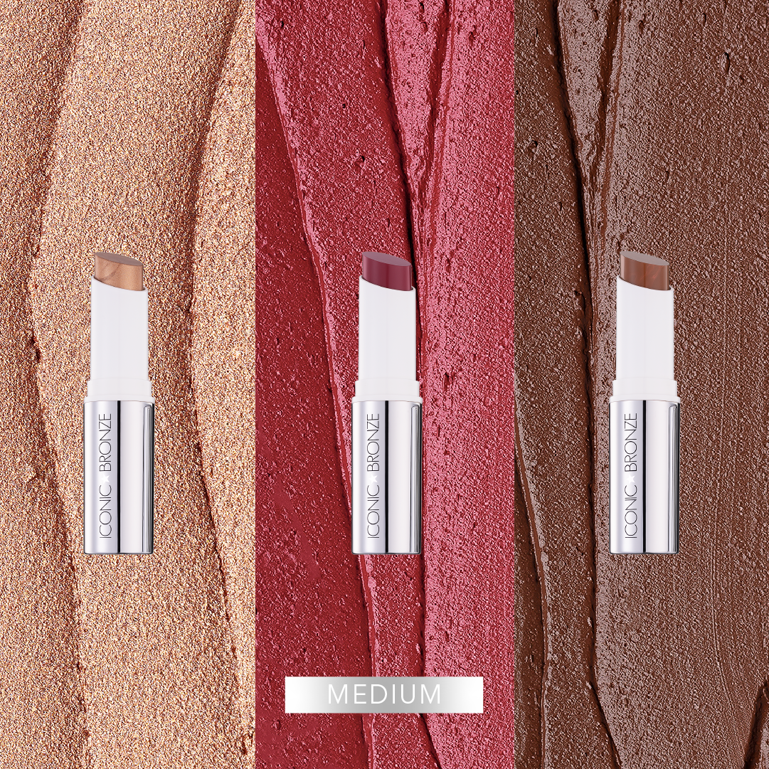 Iconic Bronze Cream Luxe Sticks Set