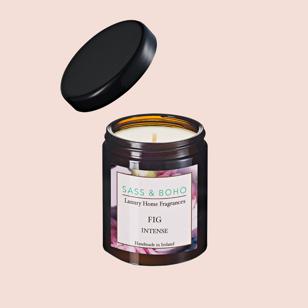 Sass &amp; Boho Fig Intense Luxury Apothecary Candle