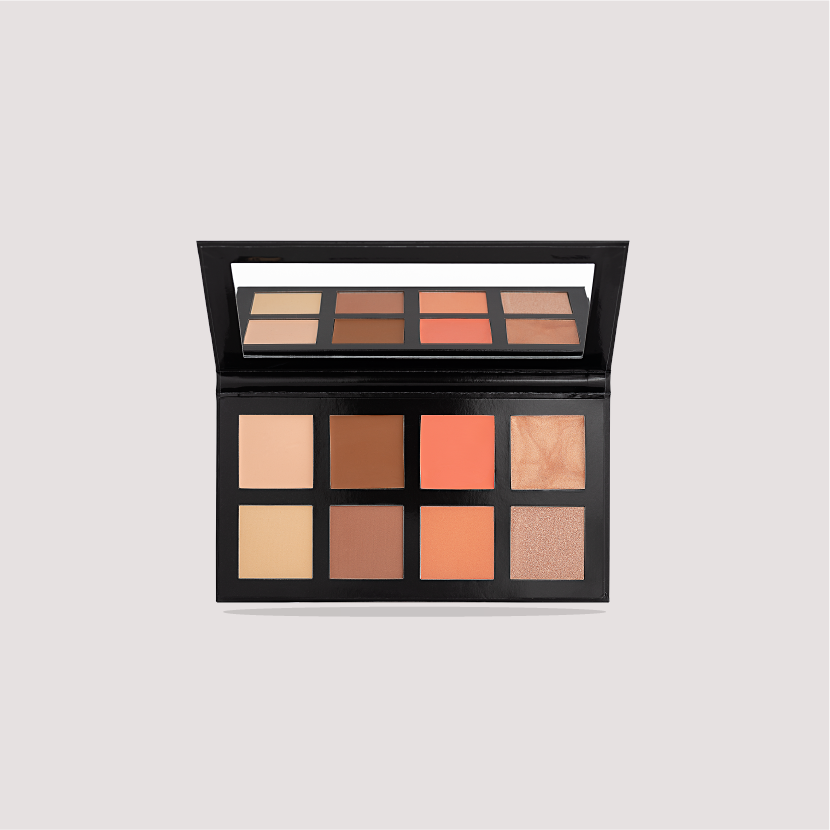 Iconic Bronze Face Case Cream and Powder Palette
