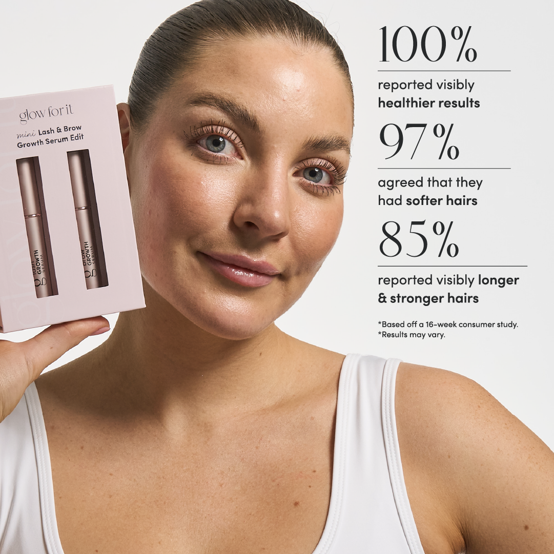 Glow For It Mini Lash + Brow Growth Serum Set