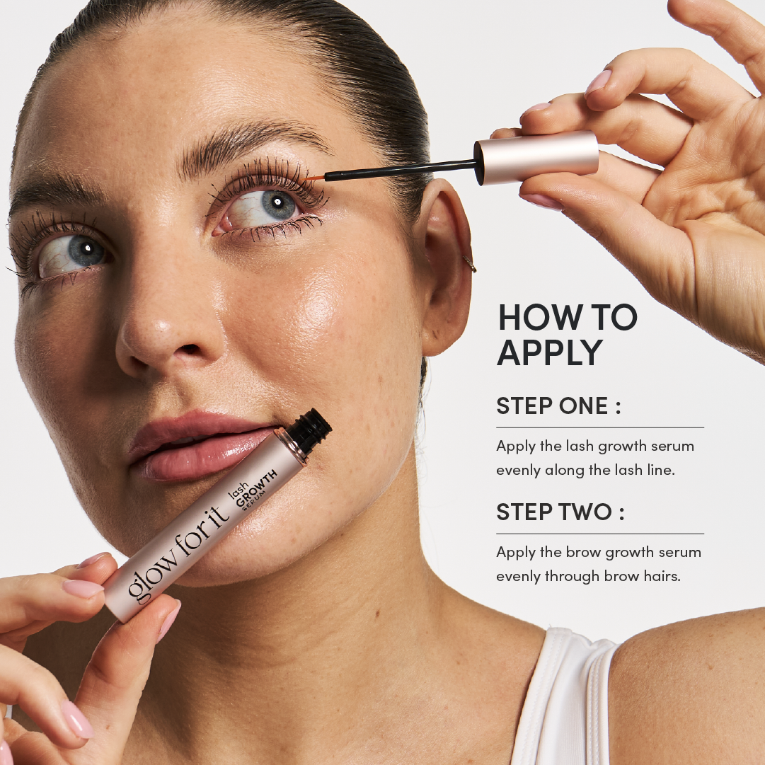 Glow For It Mini Lash + Brow Growth Serum Set