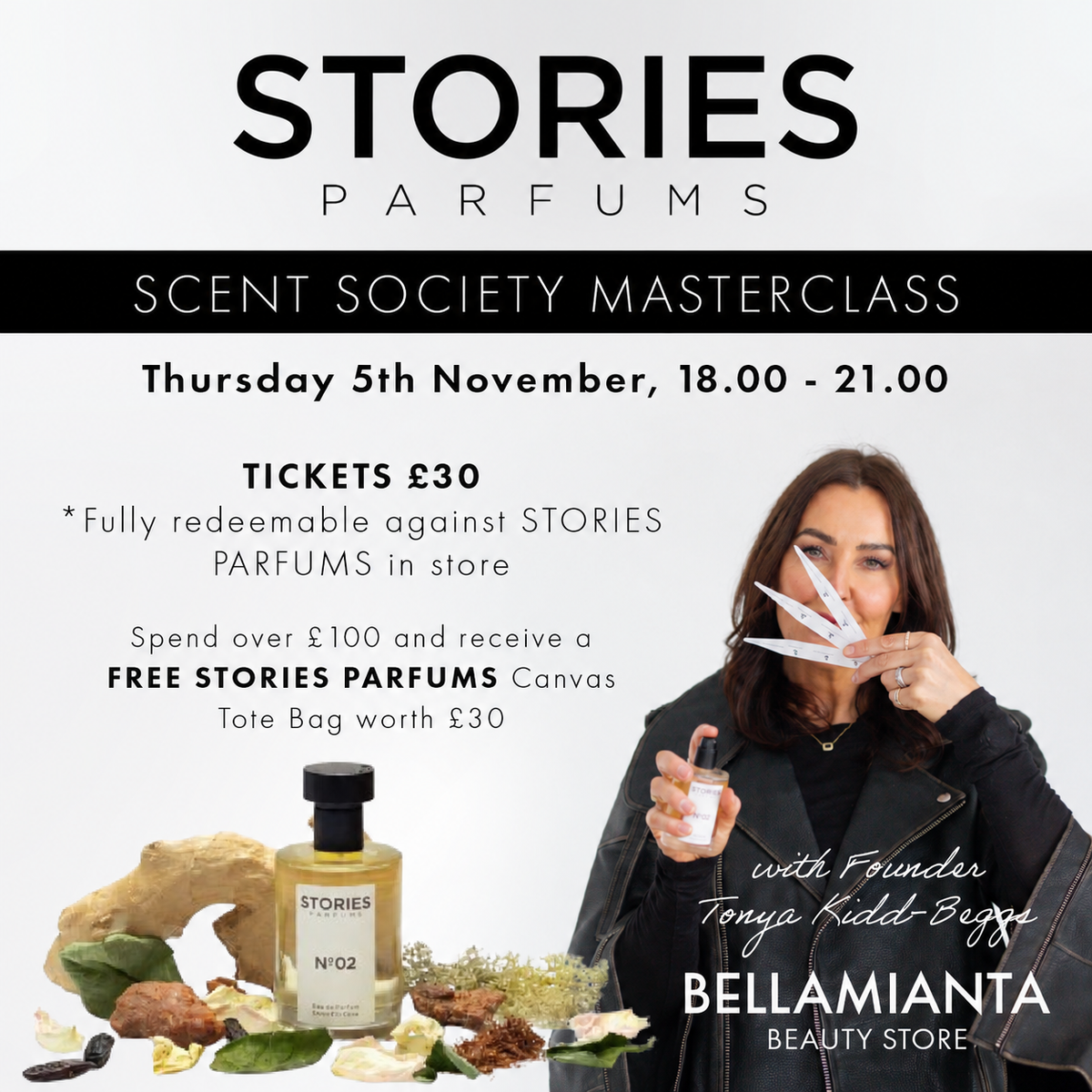 Fragrance Experience &amp; Founder Masterclass with Tonya Kidd-Beggs