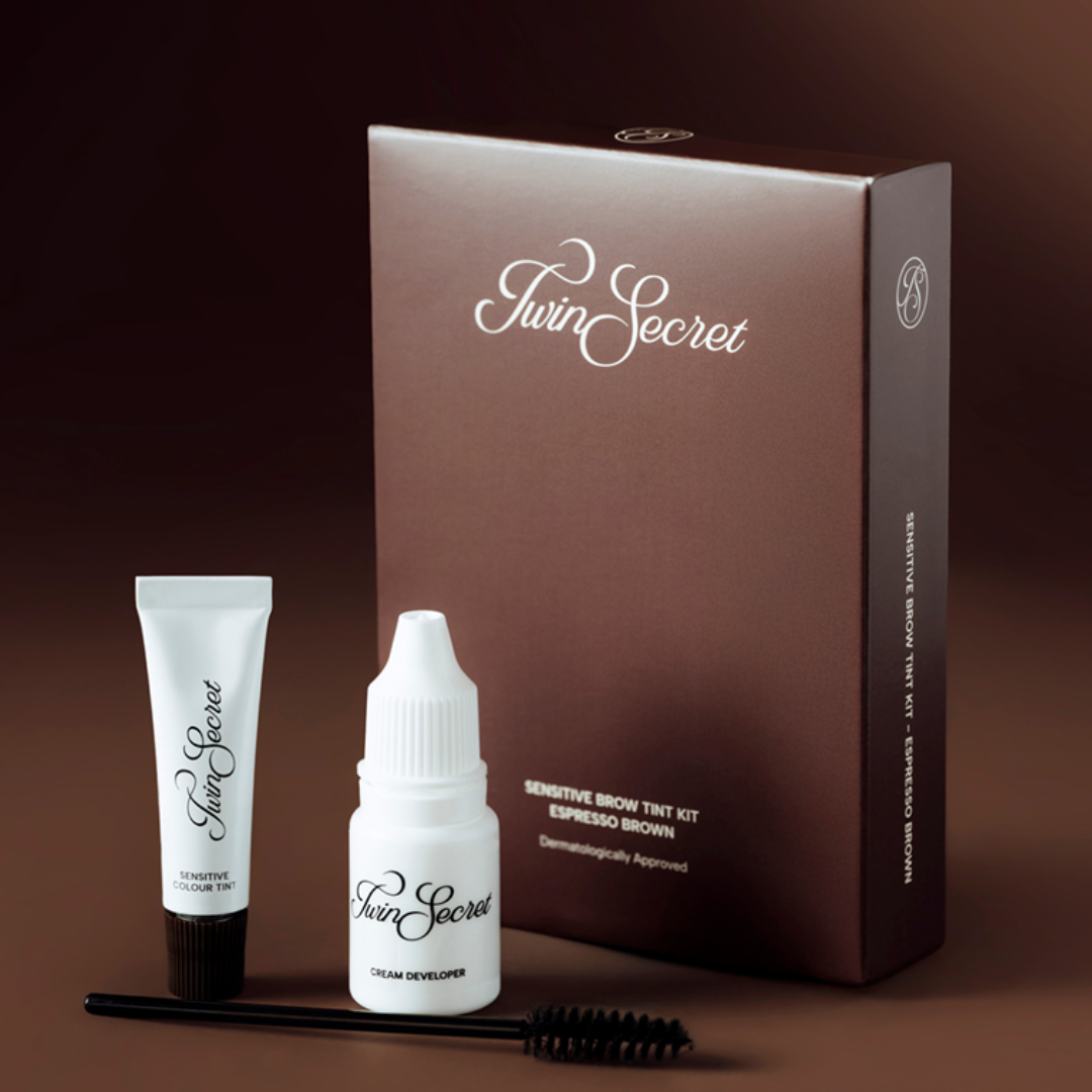 Twin Secret Sensitive Brow Tint Kit - Espresso Brown