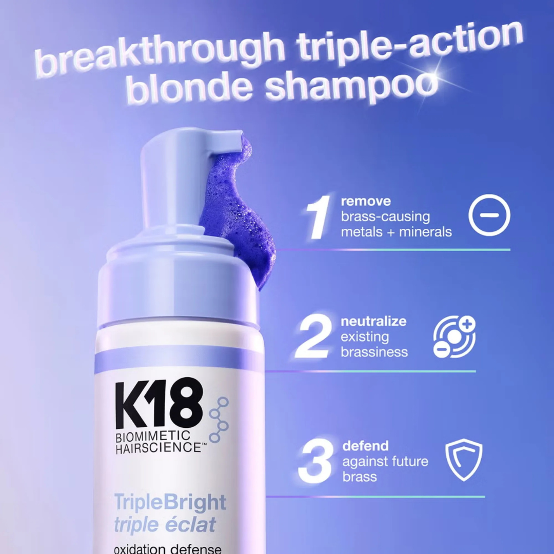 K18 - TripleBright Oxidation Defense Purple Shampoo