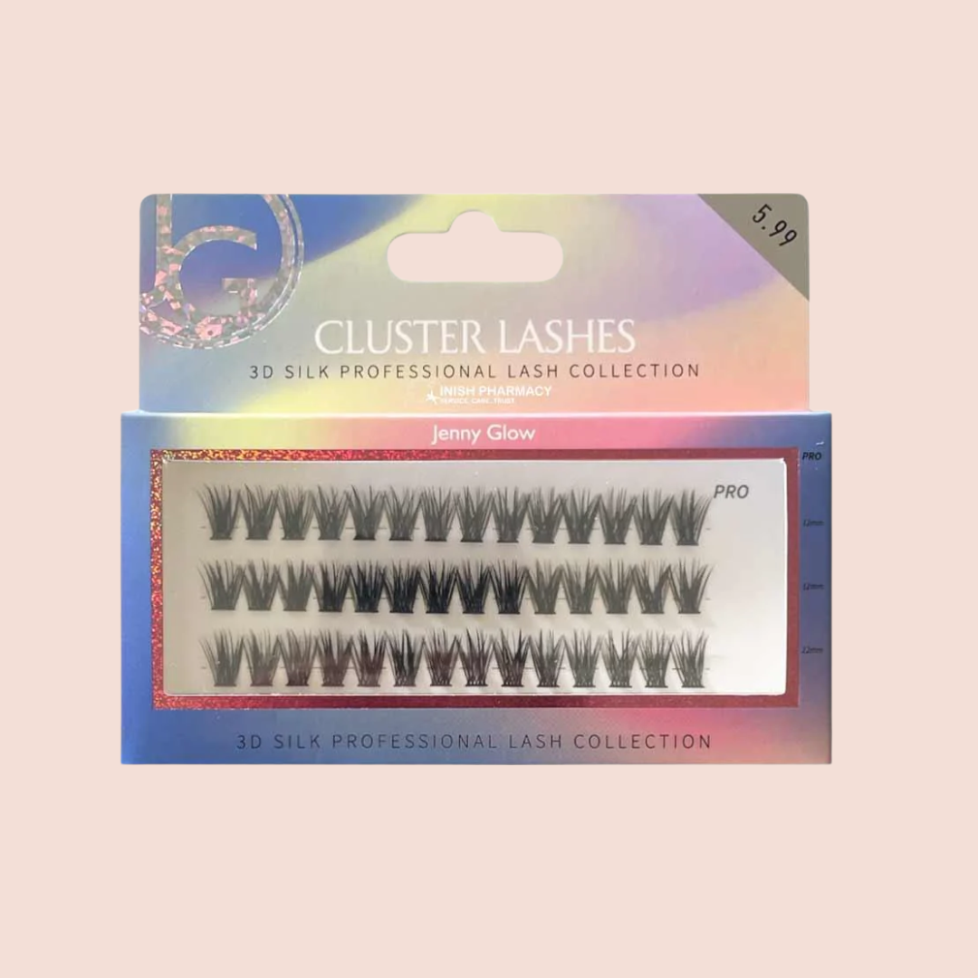 Jenny Glow Cluster Lashes - 3D Silk Professional Lash Collection