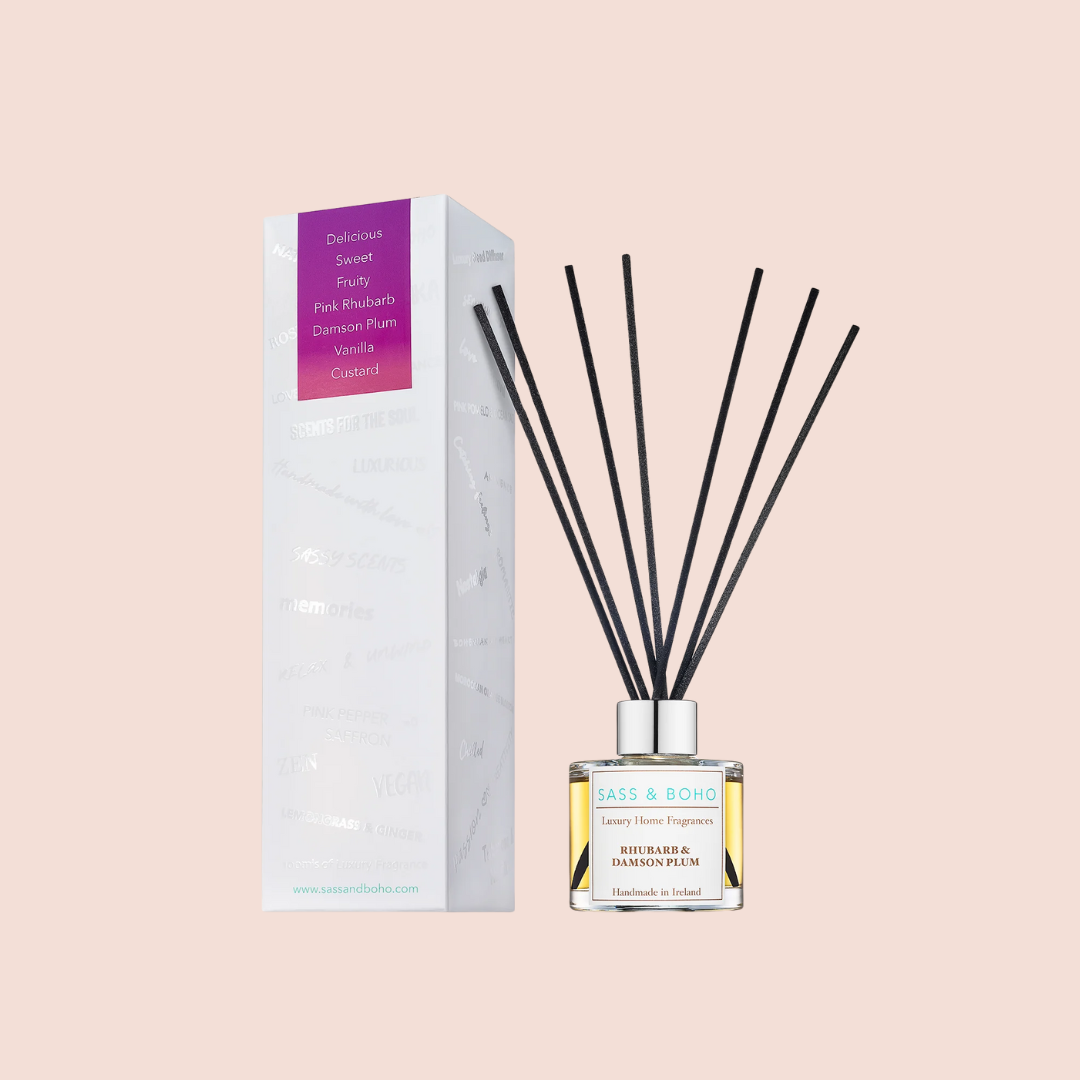 Sass &amp; Boho Rhubarb &amp; Damson Reed Plum Diffuser