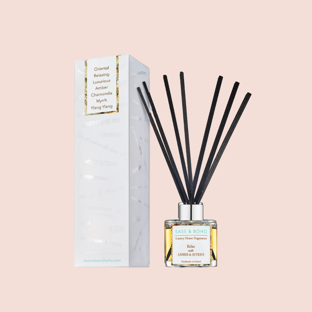 Sass &amp; Boho Amber &amp; Myrrh Intense Reed Diffuser