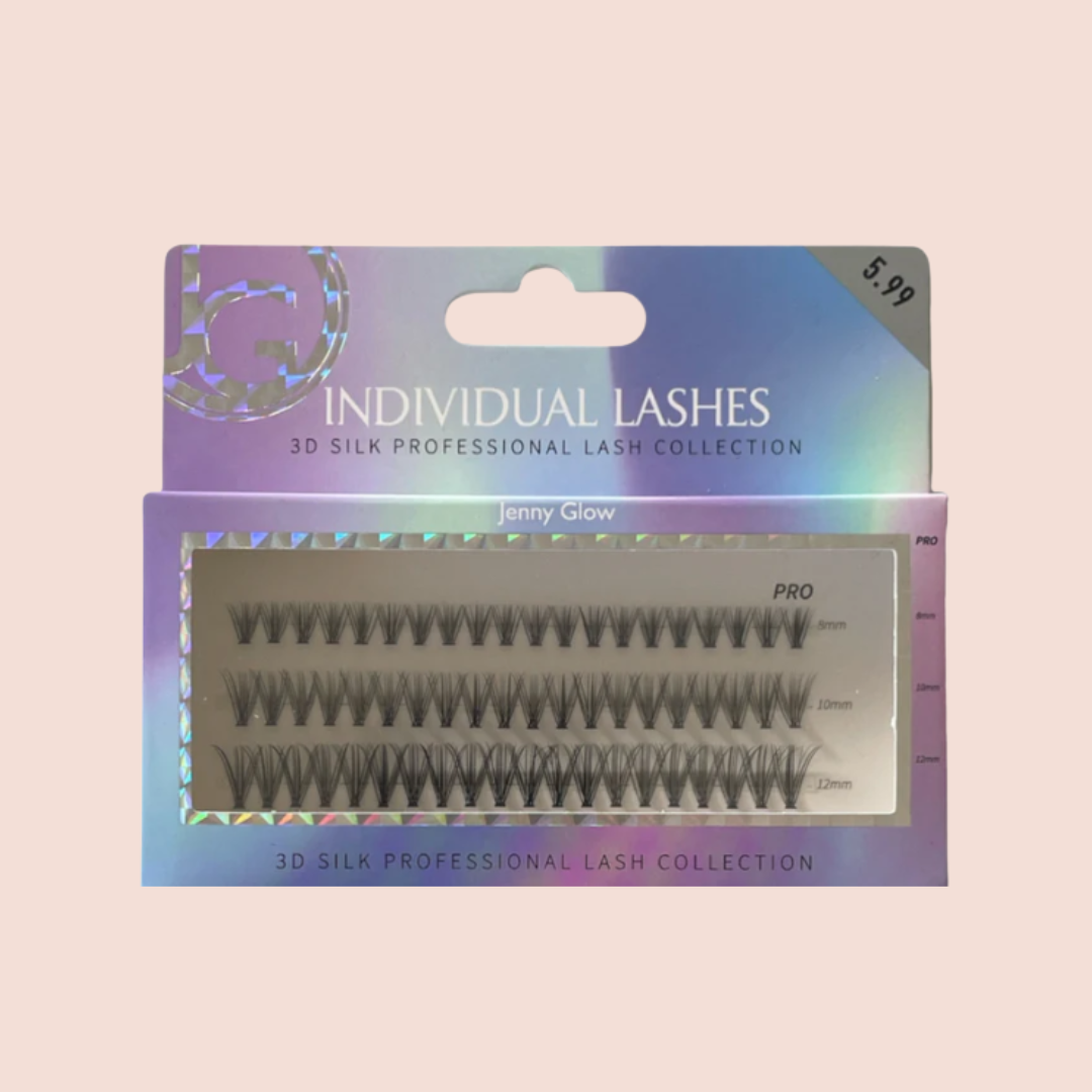 Jenny Glow Individual Lashes – 3D Silk Professional Lash Collection