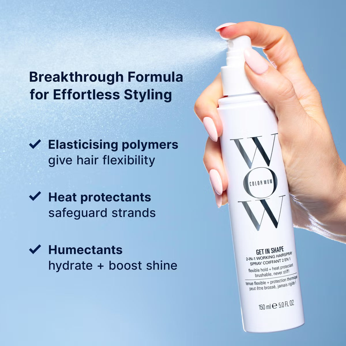 Color Wow Get in shape 2 in 1 Working Hairspray