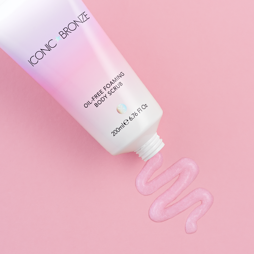 Iconic Bronze Oil-Free Foaming Body Scrub