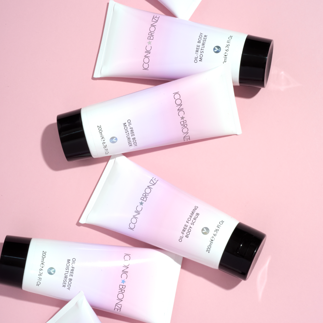 Iconic Bronze Oil-Free Foaming Body Scrub